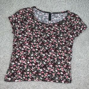 Girls Full Tilt Floral crop top